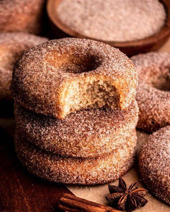 Baked Cinnamon Sugar Donuts - Celebrating Sweets